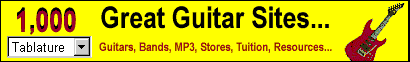 1000 Great Guitar Sites on the Web